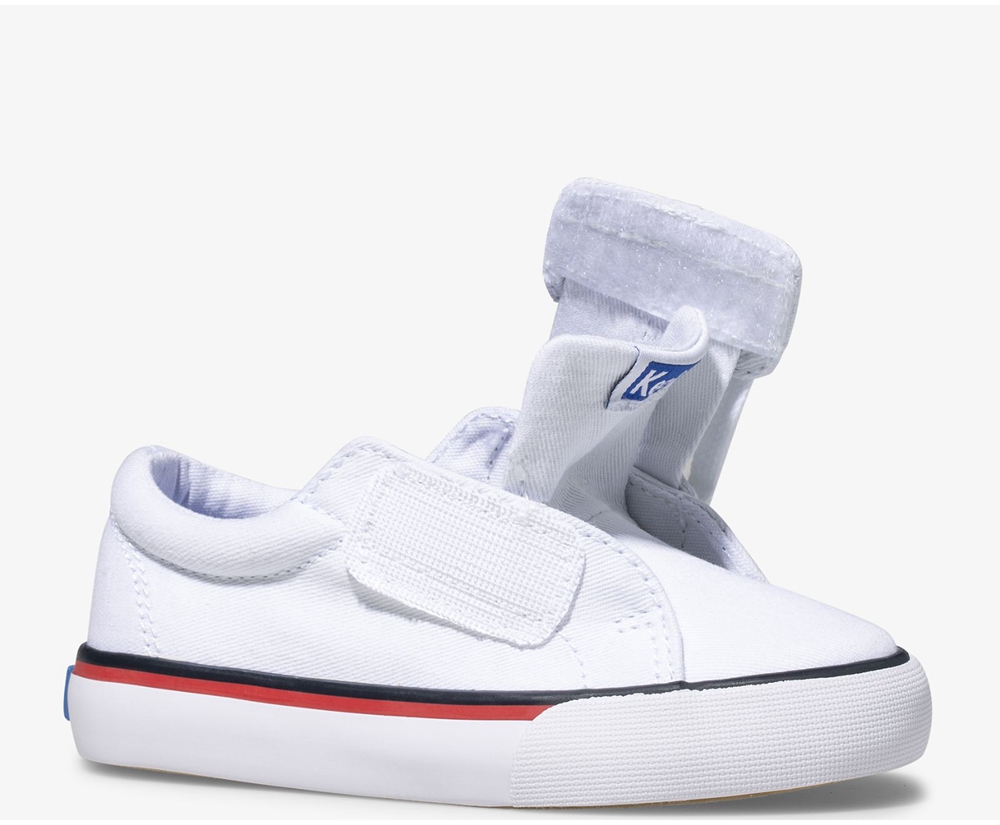 Keds Sneaker Kinder Weiß - Jump Kick Jr. Segeltuch - NHF-835142